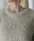 LAME FEATHER KNIT PULLOVER