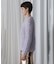 LAME FEATHER KNIT PULLOVER