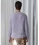 LAME FEATHER KNIT PULLOVER