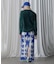 LAME FEATHER KNIT PULLOVER