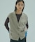 TAILORED TUCK VEST