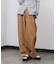 TUCKED WIDE-LEG SWEATPANTS