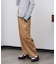 TUCKED WIDE-LEG SWEATPANTS