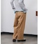 TUCKED WIDE-LEG SWEATPANTS