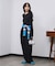 TUCKED WIDE-LEG SWEATPANTS