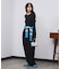 TUCKED WIDE-LEG SWEATPANTS