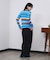 TUCKED WIDE-LEG SWEATPANTS