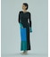 BICOLOR RIB KNIT TOP