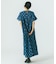 INDIGO FLOWER SMOCK OP