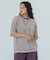 SHEER STRIPE S/S TOP