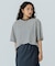 SHEER STRIPE S/S TOP