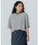 SHEER STRIPE S/S TOP