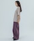 SHEER STRIPE S/S TOP