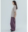 SHEER STRIPE S/S TOP