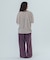 SHEER STRIPE S/S TOP