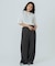 SHEER STRIPE S/S TOP
