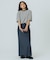 SHEER STRIPE S/S TOP