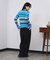 BORDER KNIT CARDIGAN