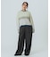 CROPPED BLOKING KNIT