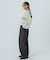 CROPPED BLOKING KNIT