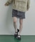 ラメフリンジミニスカート