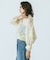 SHEER LACE WRAP SHIRT