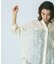 SHEER LACE WRAP SHIRT