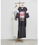 LAME LINE SHOULDER LAYARD DRESS