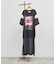LAME LINE SHOULDER LAYARD DRESS