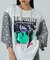 FLOWER SLEEVE GRAPHIC TOP