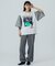 FLOWER SLEEVE GRAPHIC TOP
