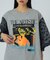 FLOWER SLEEVE GRAPHIC TOP