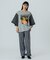 FLOWER SLEEVE GRAPHIC TOP