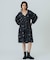 FLOWER EMBROIDERY MINI DRESS