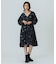 FLOWER EMBROIDERY MINI DRESS