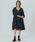 FLOWER EMBROIDERY MINI DRESS