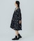 FLOWER EMBROIDERY MINI DRESS