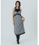 FLOWER PRINT CHECK CAMI DRESS
