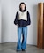 RUFFLED COLLAR BLOUSE