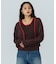 KNITTED RIB CARDIGAN