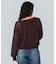 KNITTED RIB CARDIGAN