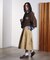 GATHER MIDDLE SKIRT