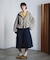 GATHER MIDDLE SKIRT