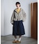 GATHER MIDDLE SKIRT