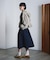 GATHER MIDDLE SKIRT