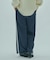 SATIN TUCK PANTS