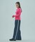 SATIN TUCK PANTS