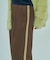 SATIN TUCK PANTS