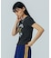 SHIRRING LOGO S/S TEE