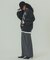 VOLUME SLEEVE PRINT SWEAT